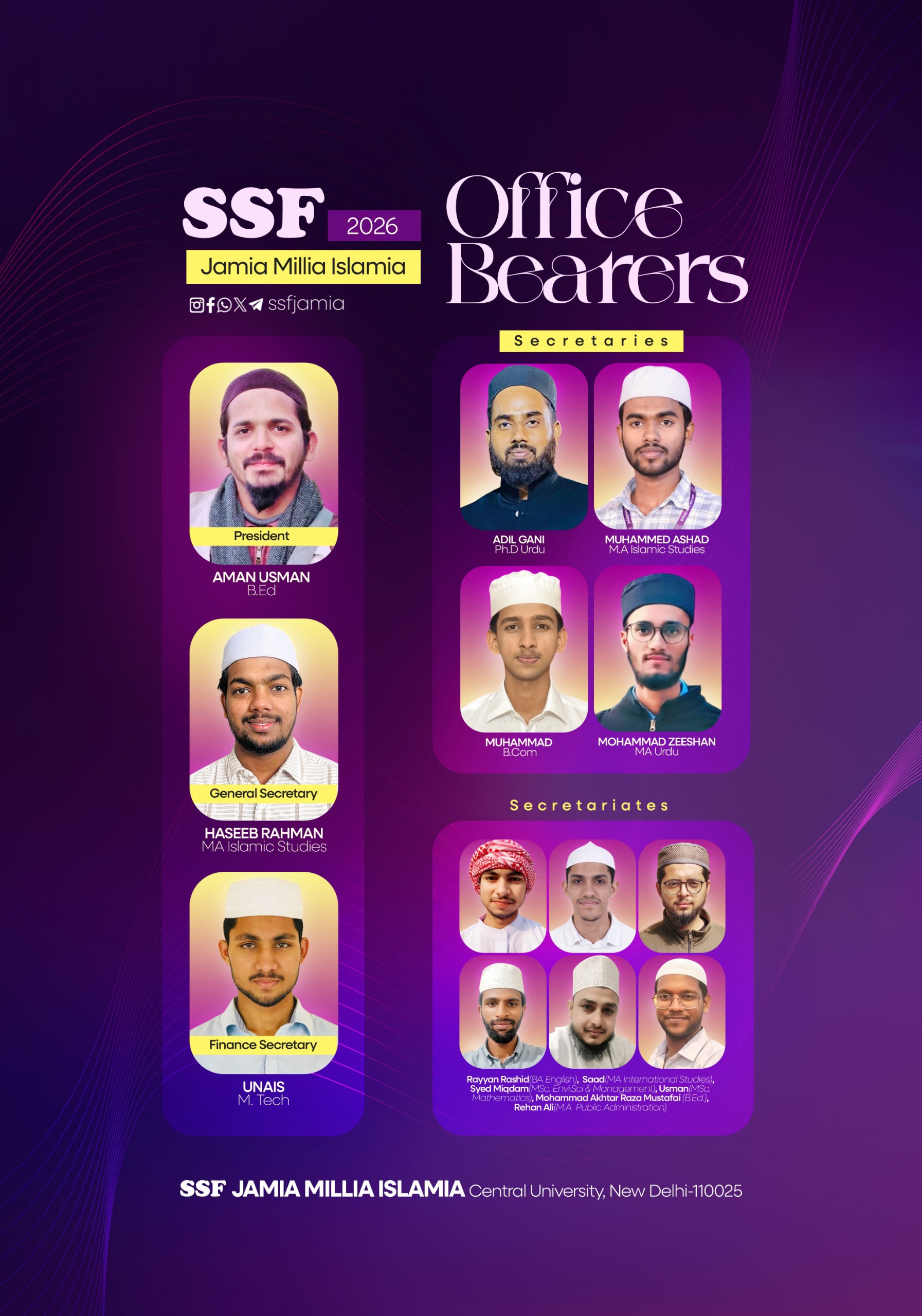 SSF Jamia Unit Image
